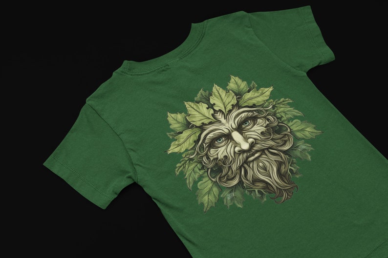 Celtic Green Man Tshirt Celtic Tshirt Jack in the Green Etsy UK