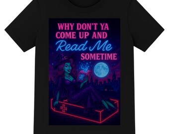 Funny Drag Queen quote Halloween Tee Read Me Shirt Funny Witchy tee Drag Spooky Witch Camp T-Shirt Plus Size Queer Pride Top S–5XL Campy gay