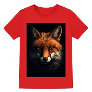 Fox T-Shirt, Fox Graphic Tee, Woodland animal T shirt , Cottagecore T-Shirt, spirit animal tee, fox t shirt, Fox Lover Gift imagen 2