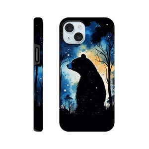 Grizzly Bear forest  Phone Case, Wildlife, Animal lover gift, iPhone 16 15 14 13 Pro Max, Plus X, Samsung Galaxy S24 S23 Ultra, Google phone