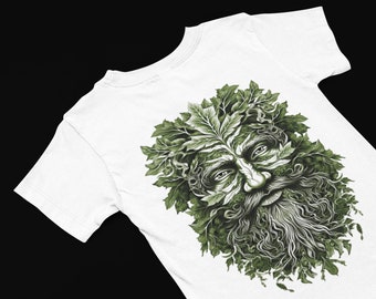 Celtic Green Man T-Shirt, Celtic T-Shirt, Jack in the Green T-Shirt, Witchy T-Shirt , Pagan T-Shirt, Forest god t shirt, Pagan gifts,