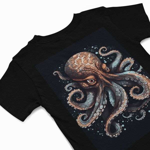 Octopus Tshirt Etsy UK