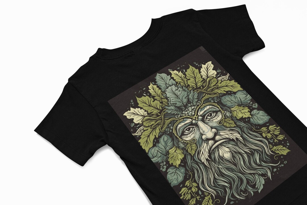 Celtic Green Man Tshirt, Celtic Tshirt, Jack in the Green Tshirt