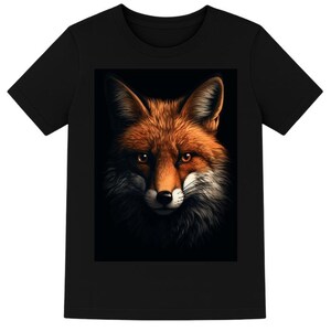 Fox T-Shirt, Fox Graphic Tee, Woodland animal T shirt , Cottagecore T-Shirt, spirit animal tee, fox t shirt, Fox Lover Gift imagen 3
