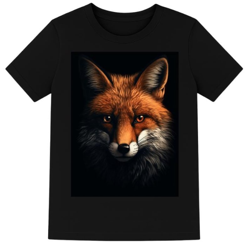 Fox T-Shirt, Fox Graphic Tee, Woodland animal T shirt , Cottagecore T-Shirt, spirit animal tee, fox t shirt, Fox Lover Gift imagen 3