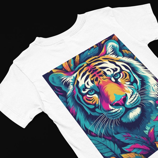Tiger T-Shirt, Big Cat shirt, Sunda Tiger Tee, animal T shirt , Animal Lovers Graphic T Shirt, Tiger lover gift, Cat lover gift