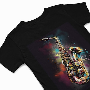 Tee-shirts Saxophoniste - Livraison Gratuite
