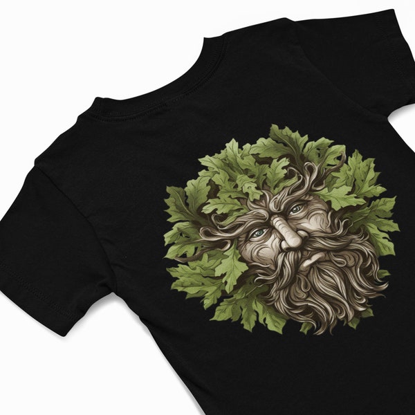 Celtic Green Man T-Shirt, Celtic T-Shirt, Jack in the Green T-Shirt, Witchy T-Shirt , Pagan T-Shirt, Forest god t shirt, Pagan gifts,