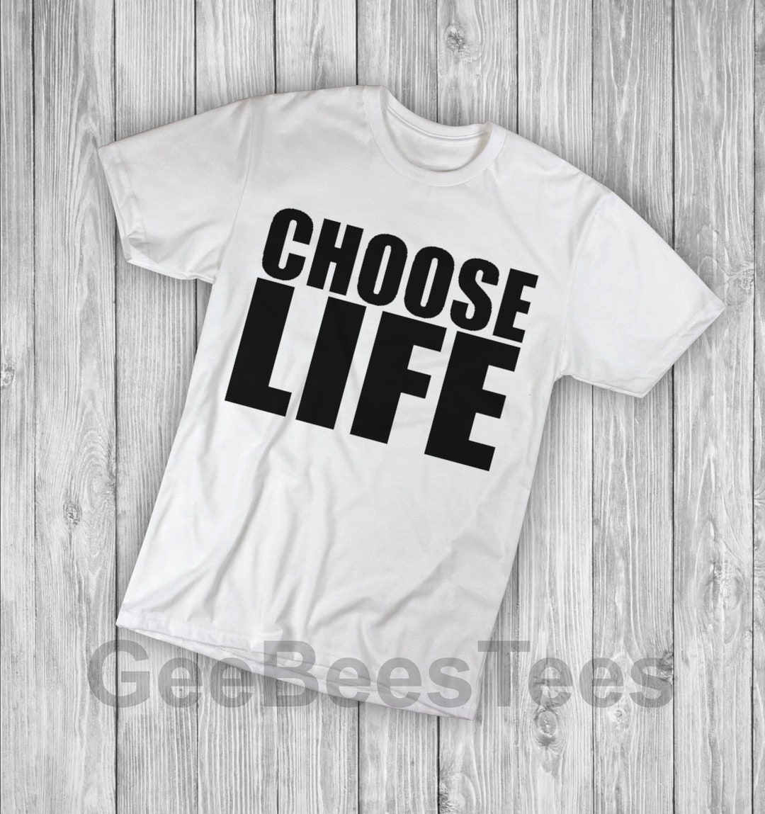 Choose Life T Shirt Inspired by WHAM 80