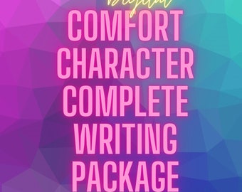 Comfort Character Roleplay Experience Writing Package Digital Download
