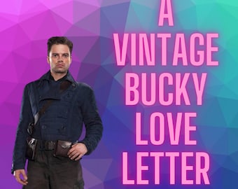 Bucky Barnes Roleplay Love Letter A Digital Handwritten Letter from Bucky Barnes Plus Extra Gift!!