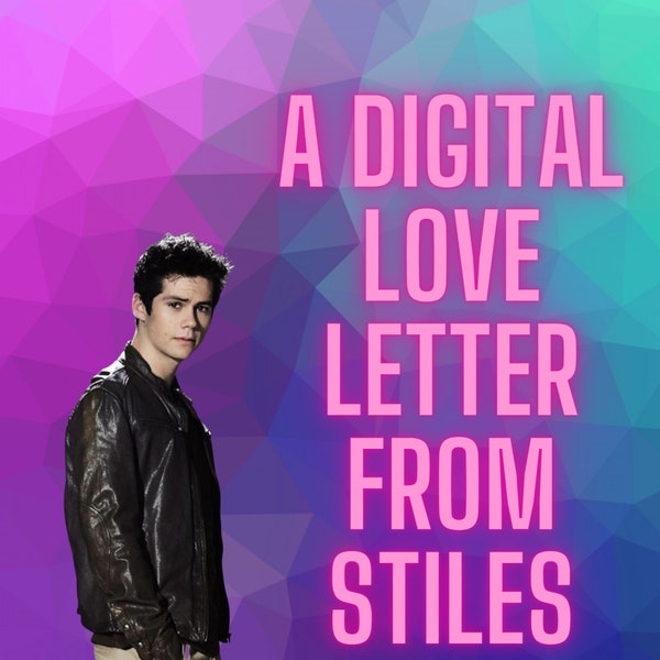 Stiles Teen Wolf Roleplay Love Letter A Digital Email from Stiles Stilinski Plus Extra Gift!!