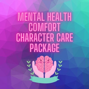 Customized Comfort Character Mental Health Care Package Handwritten Letter and Treats