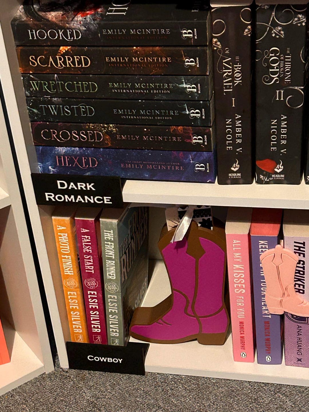 Book Gappers/ Genre Sections/ Book Dividers/ Bookcase Displays. - Etsy UK