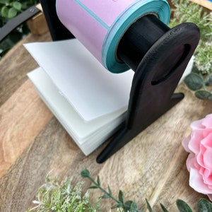 Handmade Thermal Label Holder: Dual Roll Dispenser