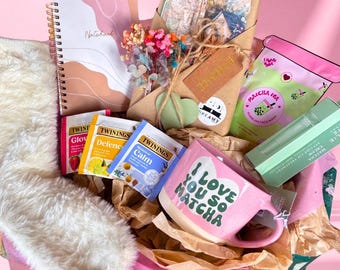 ¡Cita a ciegas con un libro! Cesta sorpresa de libros única, Booktok, Regalos para lectores, Dark Academia, Regalo de autocuidado, Navidad, Matcha, Acogedor