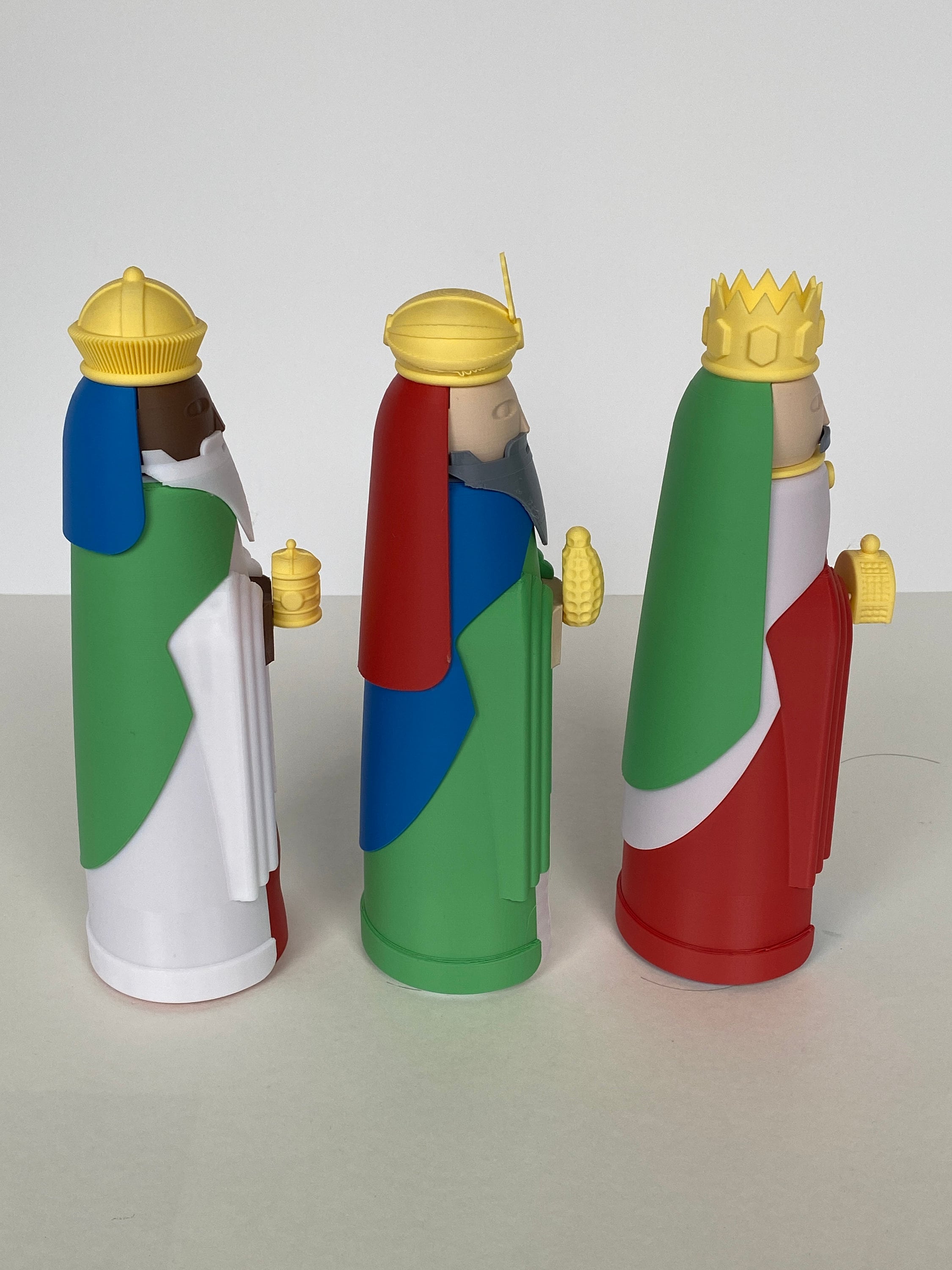 Epiphany 3 Kings, 3 Wise Men 3d Printed, Three Kings Figures Nativity