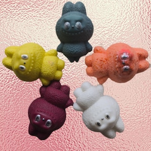 Labubu, labubu soap, colorfull soap, funny gift, kids gift, labubu Soap Bar, Handmade Cute Character Soap, Vegan Skincare, Gift