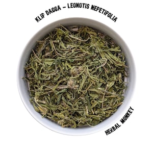 Klip Dagga Leaf  | Leonotis Nepetifolia | Lions Ear | Natural A++ Leaf