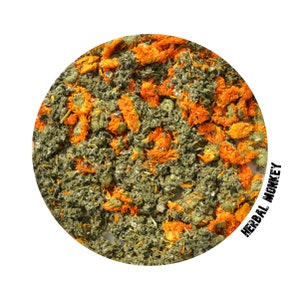 Calendula Flower & Raspberry Leaf Tea | Organic Herbal Tea | Detoxifying Tea