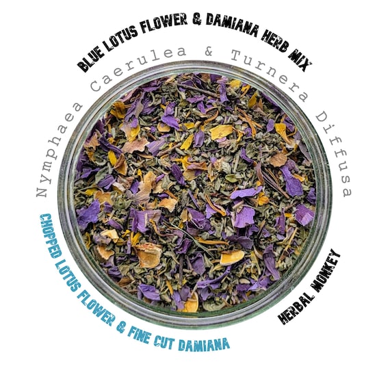 Blue Lotus Flower & Damiana Herb Mix