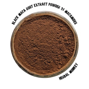Black Maca Root Extract Powder  | 1% Macamides | High Quality Extract