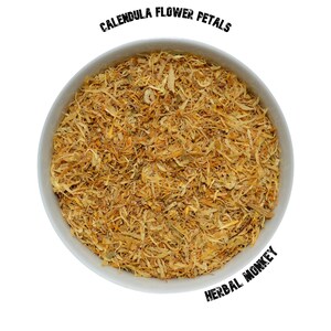 Calendula Flower Petals | Calendula Officinalis | Herbal Tea | Detoxifying Petals | Natural Calendula Petals