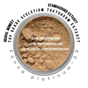 Kanna Platinum 33 Standardised Extract | Sceletium Tortuosum Extract | Ultimate Grade 33 Extract