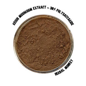 Reishi Dried Mushroom Extract  | Reishi Extract | 30% Polysaccaride