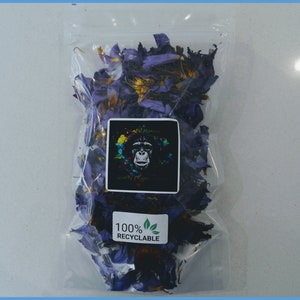 Fleurs de lotus bleu entières Nymphaea caerulea Fleurs et pétales 100 % naturels de qualité A Thé image 7