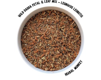 Wild Dagga Flower Petal & Leaf Mix  | Leonotis Leonurus | Natural A++ Petals