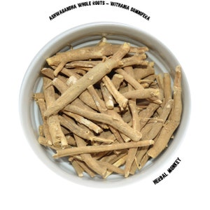 Ashwagandha Root | Withania Somnifera | Organic Whole Roots | Ashwagandha | Organic Herb | Herbal Tea | Ayurvedic Herb | Immunity Booster