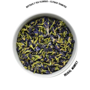 Butterfly Pea Flowers  | Clitoria Ternatea | Natural A++ Flowers | Blue Butterfly Pea Tea | Antioxidant