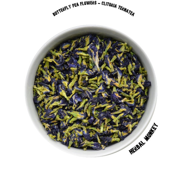 Butterfly Pea Flowers  | Clitoria Ternatea | Natural A++ Flowers | Blue Butterfly Pea Tea | Antioxidant