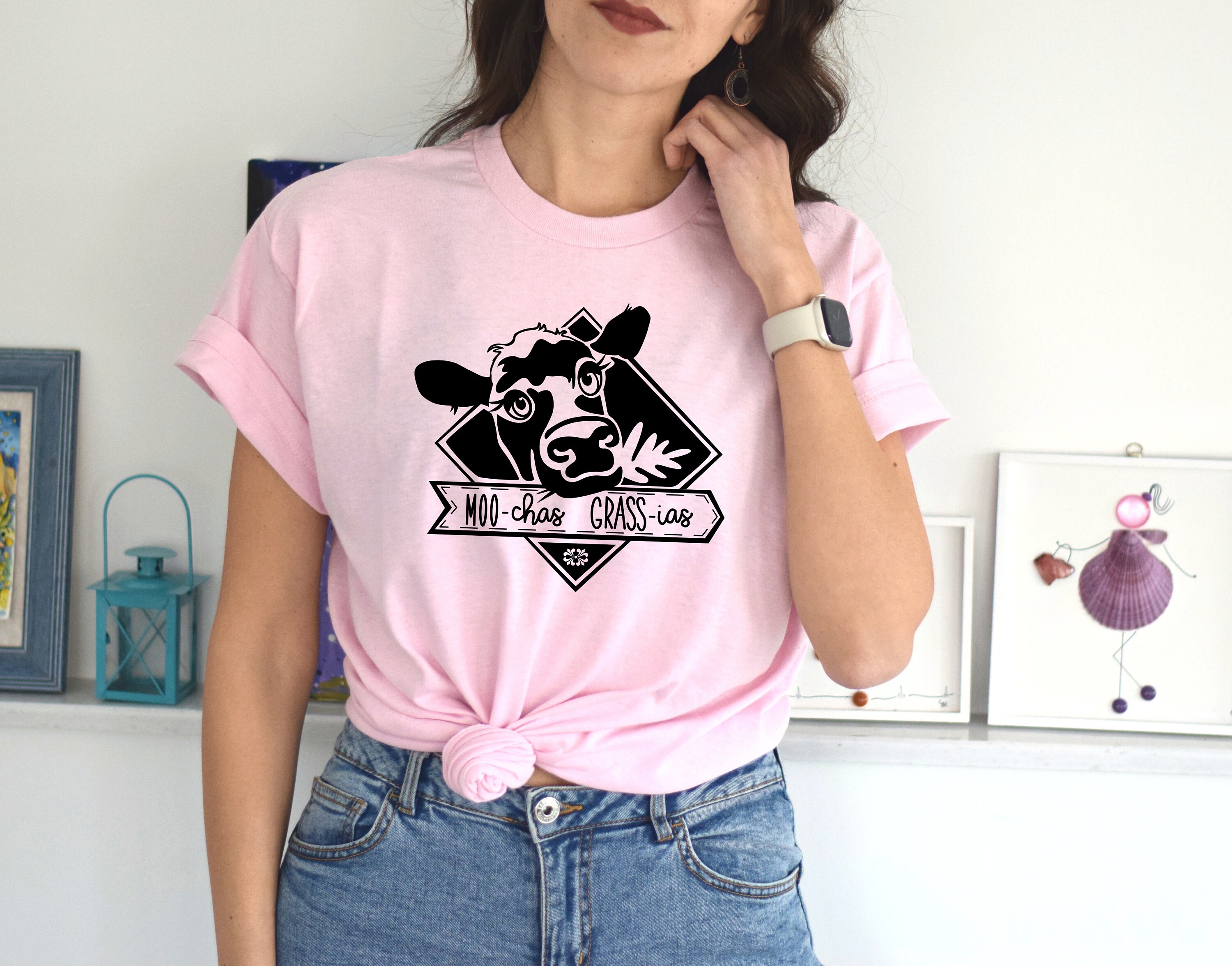 Funny Cow Shirt Farm Humor Cute Cow Shirt Cow Lover Gifts Etsy