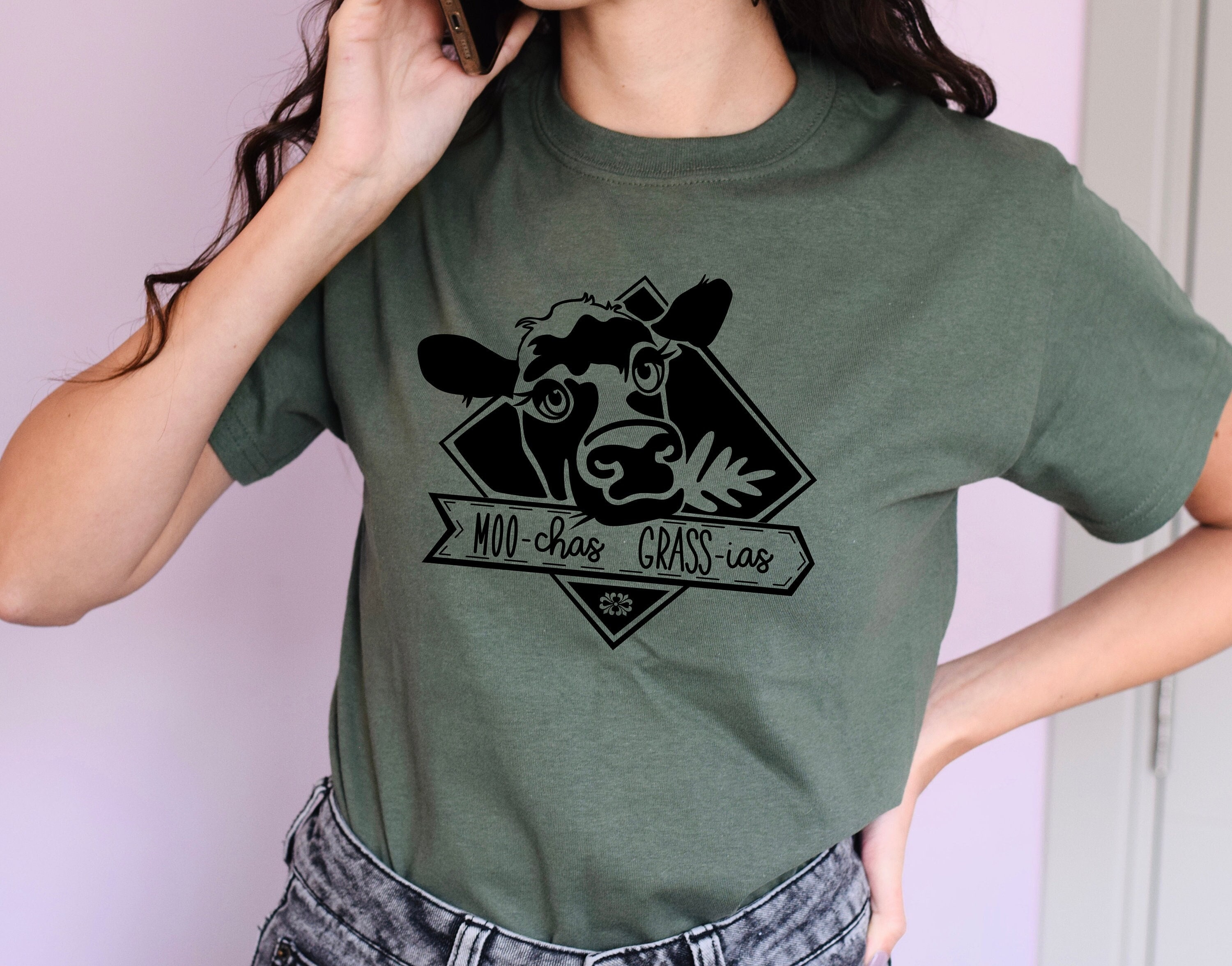 Funny Cow Shirt Farm Humor Cute Cow Shirt Cow Lover Gifts Etsy