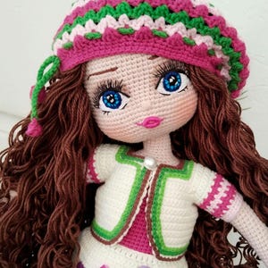 44-45 cm Amigurumi doll with removable clothes