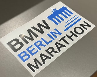 Logotipo del maratón de Berlín HTV para planchar