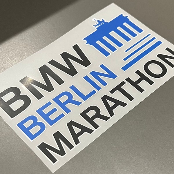 Berlin Marathon Logo HTV Iron on