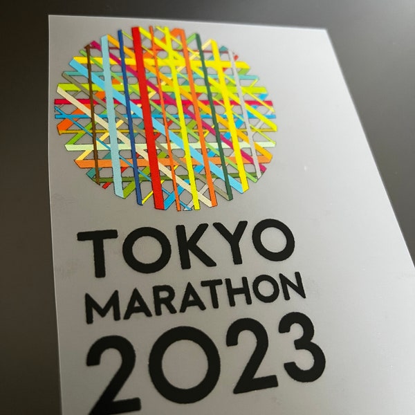 Tokyo Marathon 2023 Logo HTV Opstrijkbaar