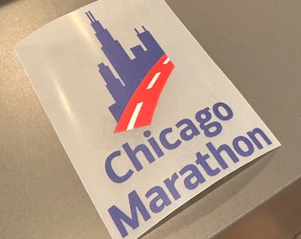 Chicago Marathon Logo HTV Iron on