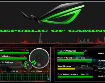 SENSORPANELREPUBLIC OF GAMING 1920X480