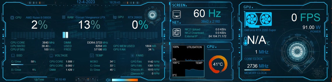 SENSORPANEL TEMPLATE 1920x480 Etsy