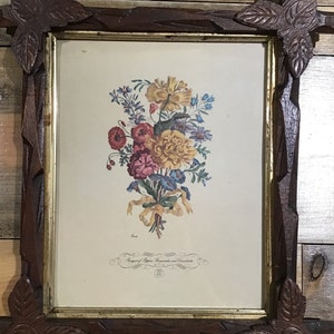 Arts and Crafts Botanical Print
