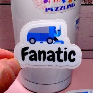 Hockey Ice Resurfacer Fanatic Sticker - Water-Resistant Vinyl Decal