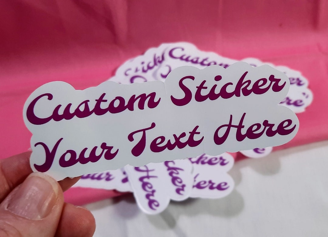 Characteristic Sticker Custom Sticker for Laptop Water Bottle, Planner, Kindle, Vending ...