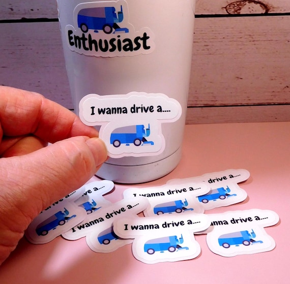 Ice Resurfacer Sticker: Funny Hockey Lover Gift