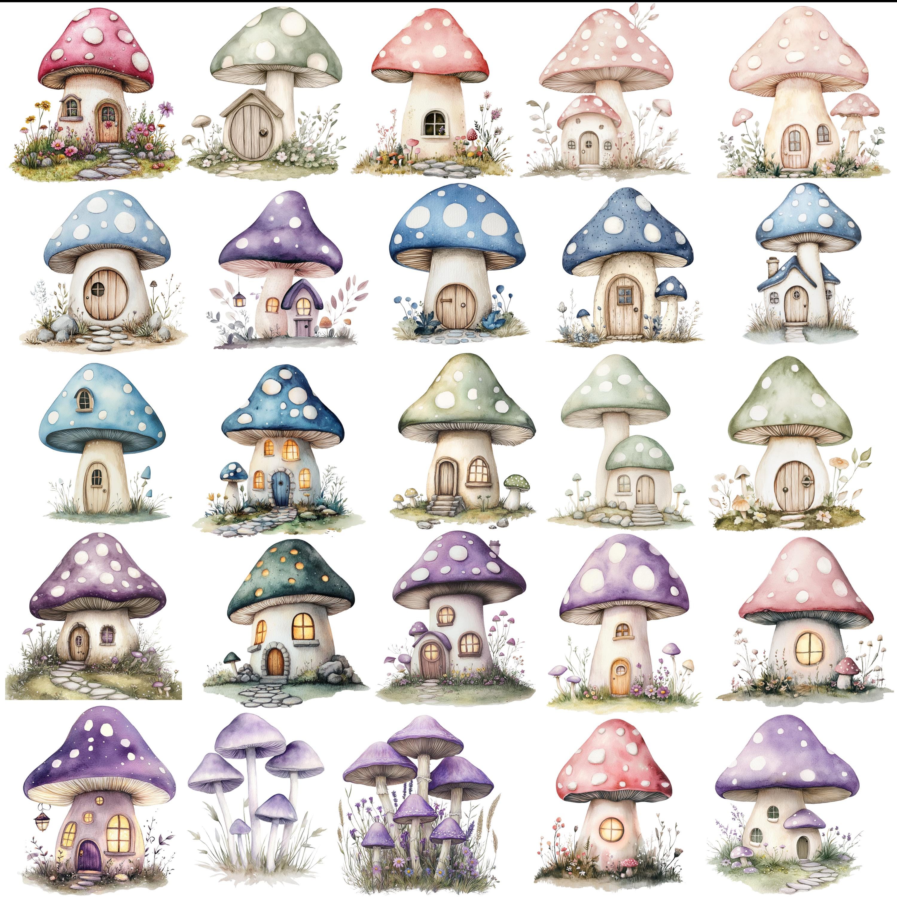 Watercolor Fairies Clipart Bundle, Fantasy Animals PNG (transparent) - Etsy