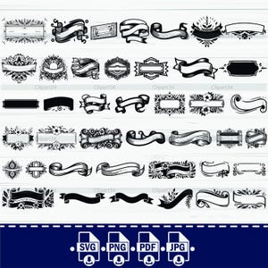 Banner SVG, Banner Vektor svg, Ribbon Clipart, Banner Clipart, Banner Png, Etikett, Wimpelkette, Wimpelkette, Wimpelkette