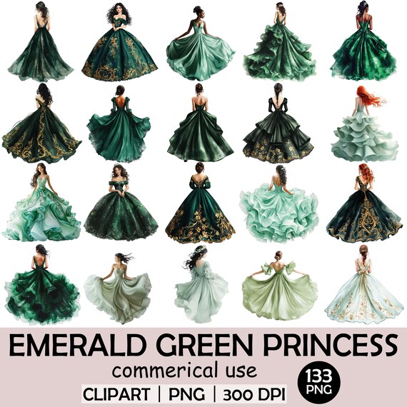 green emerald velvet dress Quinceañera Guest Book: Beautiful Emerald Green and Gold 15th Birthday  Sign-in Guest Book with Gift Tracker and Memory Pages : Amazon.sg: Books main image 1
